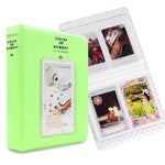 適用於Fujifilm Instax Mini 8 /7s /70 /25 /50s /90的64格名片收納冊，64格米色，64格藍色，64格綠色，64格橘色，64格粉紅色，64格天藍色