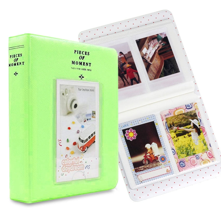 適用於Fujifilm Instax Mini 8 /7s /70 /25 /50s /90的64格名片收納冊，64格米色，64格藍色，64格綠色，64格橘色，64格粉紅色，64格天藍色