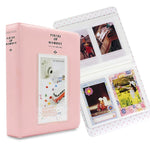 適用於Fujifilm Instax Mini 8 /7s /70 /25 /50s /90的64格名片收納冊，64格米色，64格藍色，64格綠色，64格橘色，64格粉紅色，64格天藍色