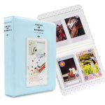 適用於Fujifilm Instax Mini 8 /7s /70 /25 /50s /90的64格名片收納冊，64格米色，64格藍色，64格綠色，64格橘色，64格粉紅色，64格天藍色