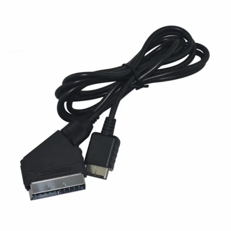 1.8 米 適用於 Sony PS2/PS3 RGB SCART 電視 AV 連接線替換線 適用於 PAL/NTSC 主機, 適用於 PS2 / PS3