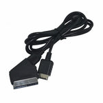 1.8 米 適用於 Sony PS2/PS3 RGB SCART 電視 AV 連接線替換線 適用於 PAL/NTSC 主機, 適用於 PS2 / PS3