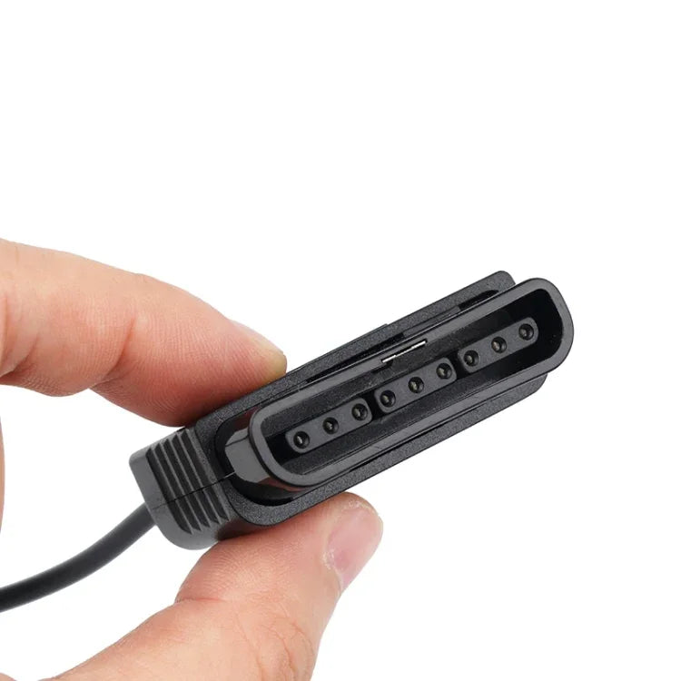 Kebidu USB 遊戲手把遊戲控制器轉接器，無需驅動，適用於 Sony PS1 PS2 轉接線，最新款 PS3 PS2，適用於 PS1 / PS2