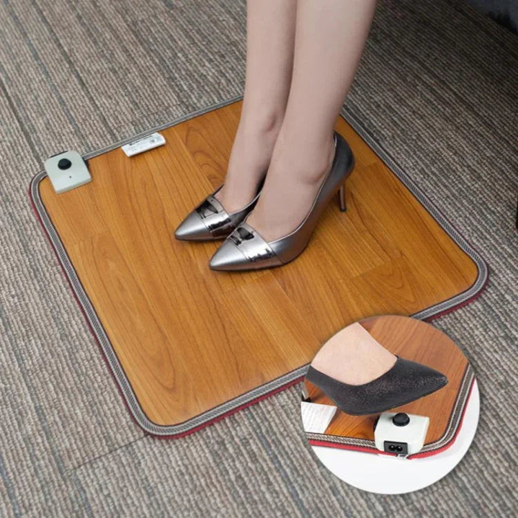 50x30cm 電熱腳部保暖神器插電加熱墊辦公加熱墊暖腳恆溫器，暖腳恆溫器