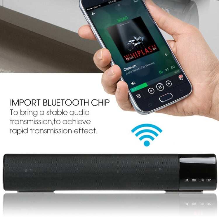 TOPROAD 高功率 10W HIFI 便攜無線藍牙喇叭立體聲音響條 TF FM USB 重低音音柱，適用於電腦電視手機
