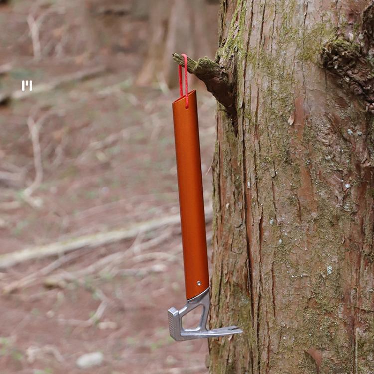輕量露營錘帳篷釘錘，鋁合金手柄及不鏽鋼錘頭