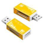 多合一記憶卡讀卡器適用 Memory Stick Pro Duo Micro SD, TF, M2, MMC, SDHC MS 卡