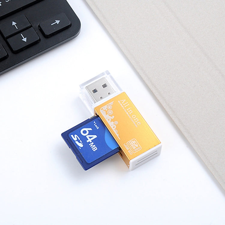多合一記憶卡讀卡器適用 Memory Stick Pro Duo Micro SD, TF, M2, MMC, SDHC MS 卡