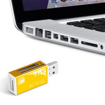 多合一記憶卡讀卡器適用 Memory Stick Pro Duo Micro SD, TF, M2, MMC, SDHC MS 卡