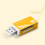 多合一記憶卡讀卡器適用 Memory Stick Pro Duo Micro SD, TF, M2, MMC, SDHC MS 卡