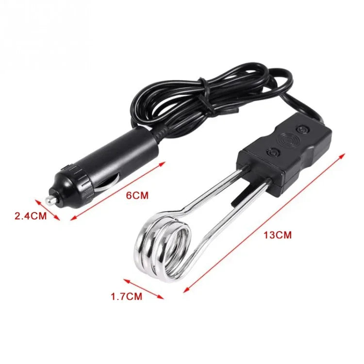 便攜式12V/24V電動車用煮水浸泡加熱器 旅行露營野餐用，12V，24V