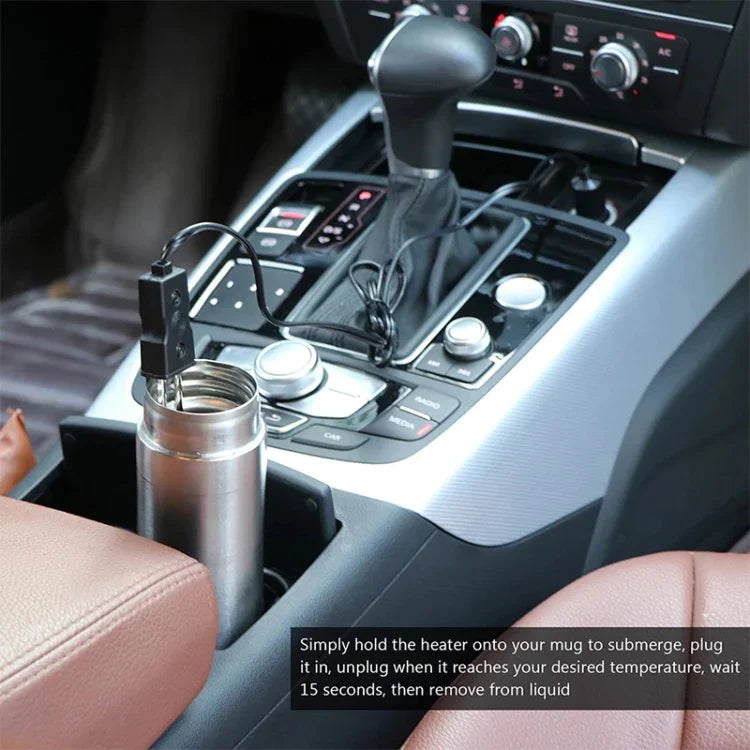 便攜式12V/24V電動車用煮水浸泡加熱器 旅行露營野餐用，12V，24V