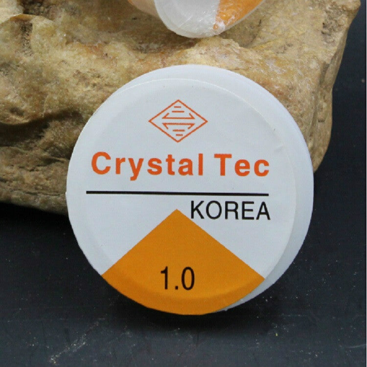 5 件透明釣魚線彈力線 DIY 手工珠寶配件材料 珠子 珠線繩，0.5mm，0.6mm，0.7mm，1mm，0.8mm