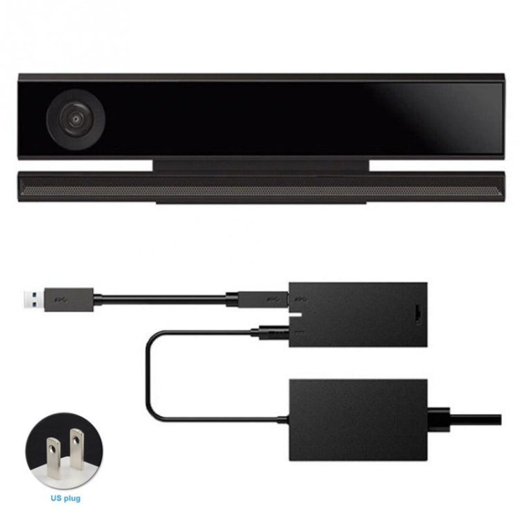 Kinect 2.0感應器USB 3.0轉接器，適用Xbox One S Xbox One X Windows PC，美版，歐版，美版轉英國插頭