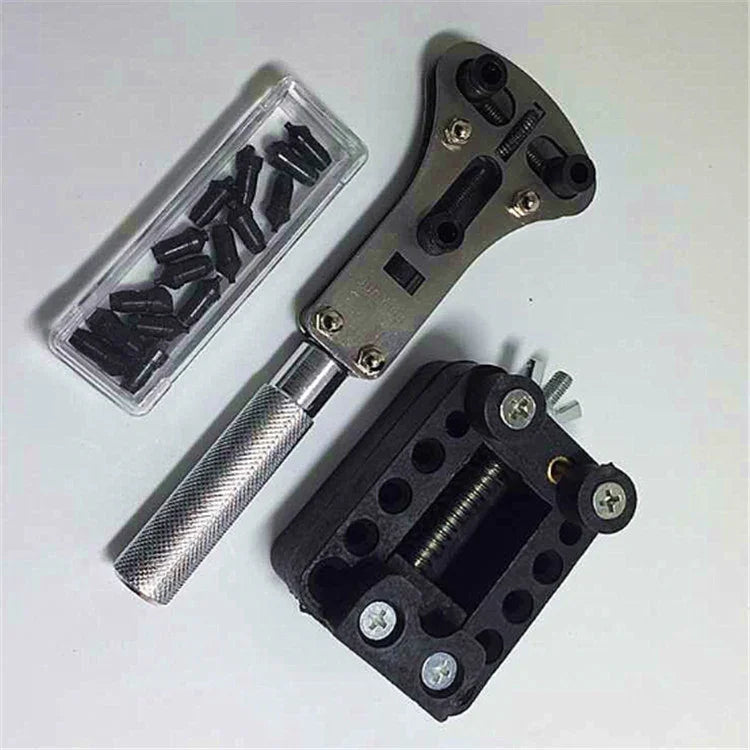 14合1家用手錶拆卸工具維修工具套裝，14合1