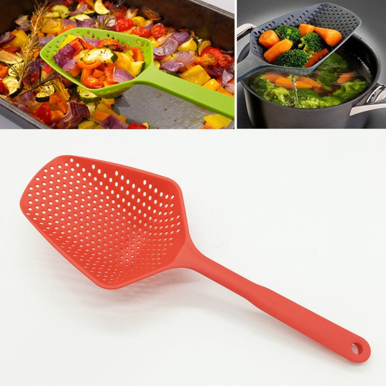 塑膠排水鏟濾網漏水鏟廚房烹飪冰鏟濾器