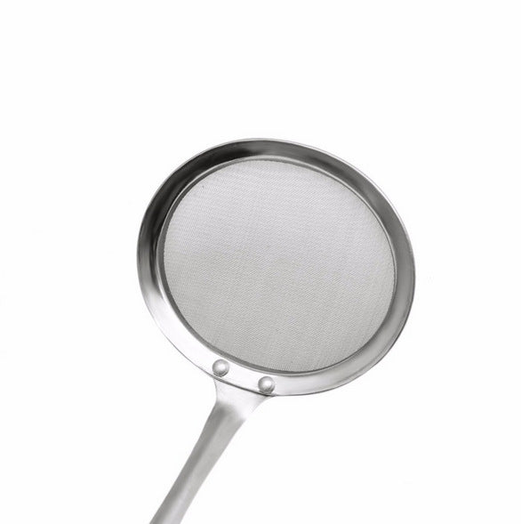 2件組廚房不鏽鋼網撈勺蔬菜渣油網濾器，尺寸：19x7.3x6.2公分，19x7.3x6.2公分