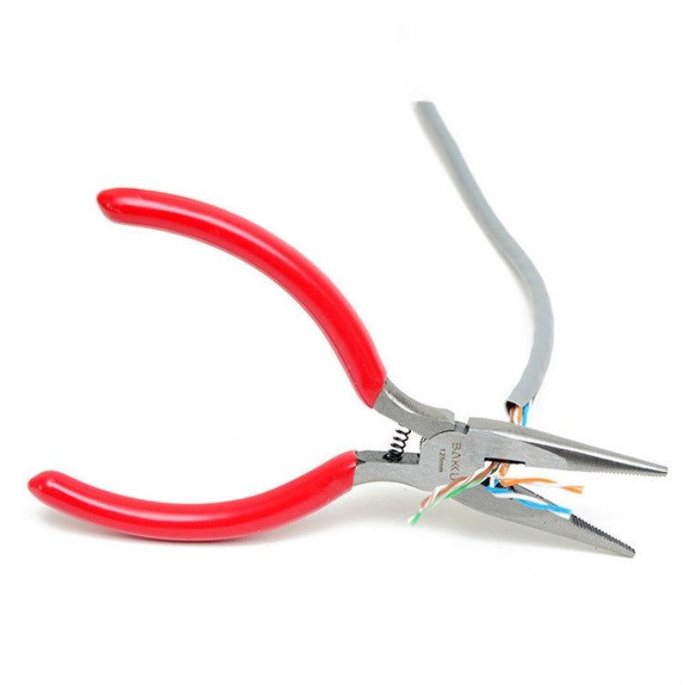 BAKU BK-071 手動鉗子針嘴平口鉗長嘴鉗家用手動維修工具，BK-071