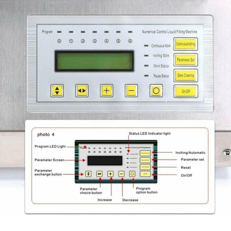 迷你便攜電動數位控制泵液體灌裝機LCD顯示牛奶瓶灌裝機，數位控制泵牛奶瓶