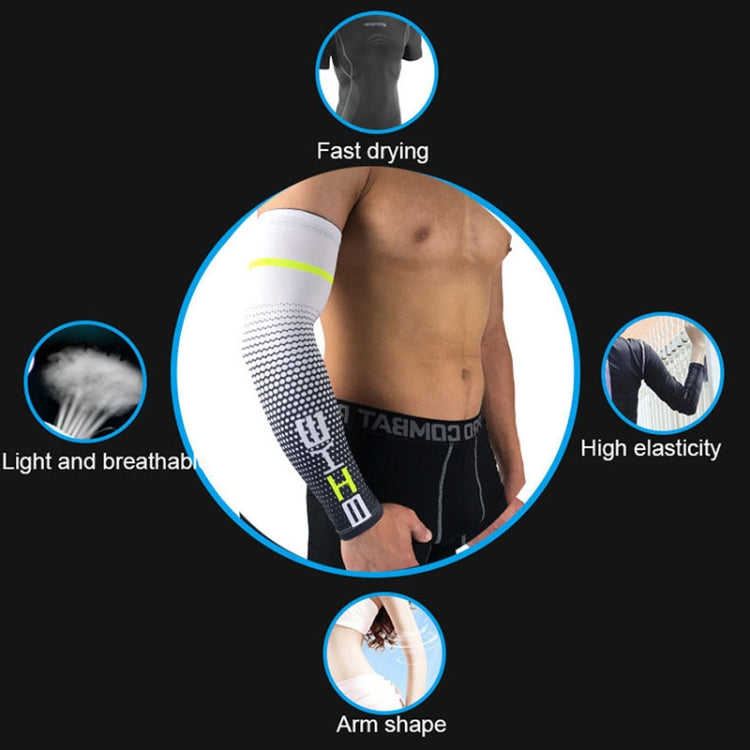 1 對酷炫男士自行車跑步防紫外線太陽防護袖套，護臂套，L、M、XL、XXL