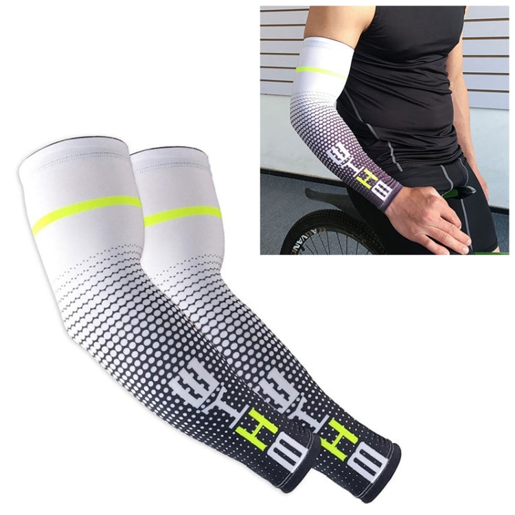 1 對酷炫男士自行車跑步防紫外線太陽防護袖套，護臂套，L、M、XL、XXL