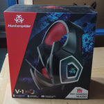 V1 3.5mm RGB 彩色發光線控遊戲耳機，線長：2.2米
