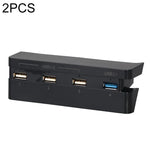 2 個裝 PS4 Slim 延長 USB 轉接配件，適用於 Play Station 4 Slim 主機 USB HUB 3.0 高速，適用於 PS4 Slim