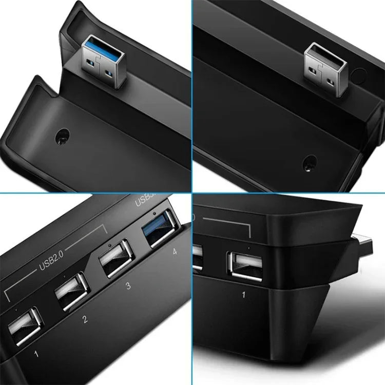 2 個裝 PS4 Slim 延長 USB 轉接配件，適用於 Play Station 4 Slim 主機 USB HUB 3.0 高速，適用於 PS4 Slim