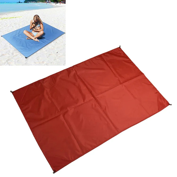 戶外便攜防水野餐露營墊沙灘毯床墊，100cm*140cm，150cm*140cm，200cm*140cm