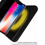 10W QI 通用多功能手機無線充電器，含鬧鐘及時間／日曆／溫度顯示，RT1 10W（黑色）