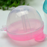 嬰兒奶粉配方分裝盒 食物容器儲存餵食盒 三層防漏旅行收納盒 適合兒童幼兒，綠色、粉色、黃色、藍色