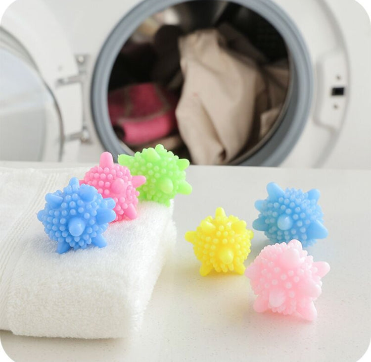 5個裝防纏繞強力去污洗衣球家用洗衣機海星固體清潔球，清潔球