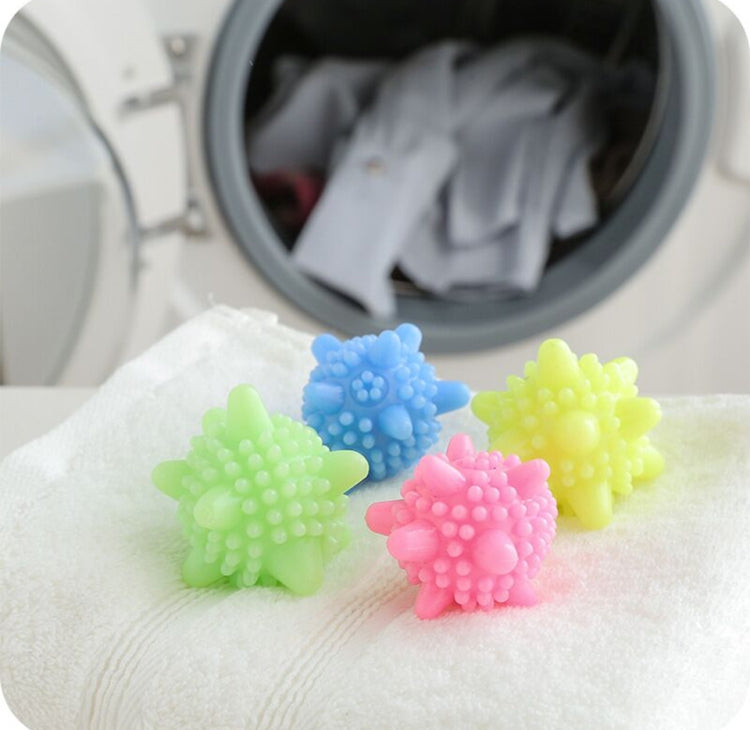 5個裝防纏繞強力去污洗衣球家用洗衣機海星固體清潔球，清潔球