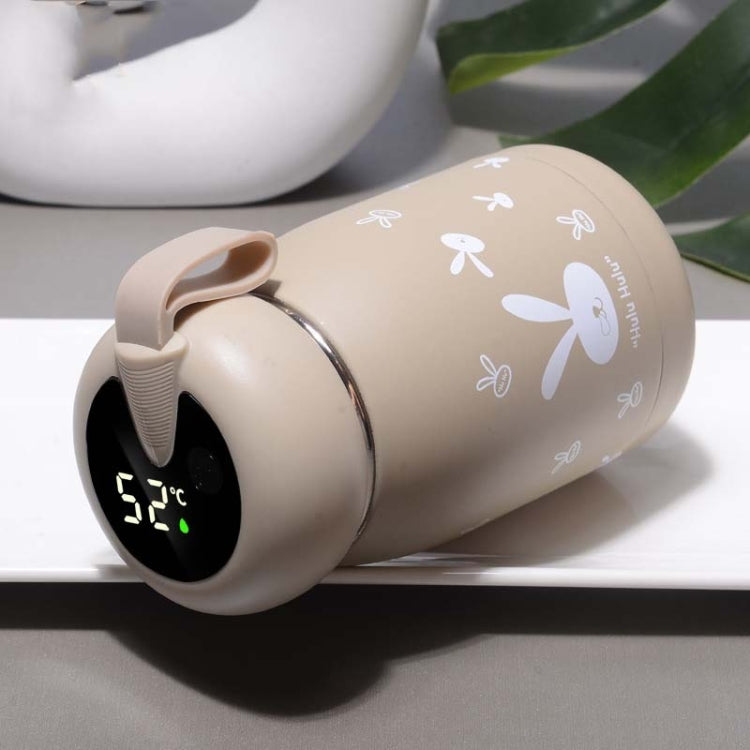 卡通保溫杯 智能溫度測量變色顯示溫度水杯 情侶兒童學生杯，數字顯示，粉色，數字顯示，藍色，數字顯示，綠色，數字顯示，棕色