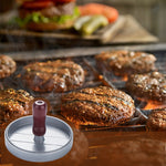 漢堡肉壓肉餅模具肉壓漢堡製作器，1個棕色手柄
