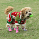 4 合 1 寵物鞋 狗鞋 行走鞋 小型犬寵物用品，S, M, L, XL