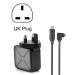 多功能投影及充電交流電源適配器底座，支援Android/PC/Lite Switch，黑色+美國插頭，黑色+歐洲插頭，黑色+英國插頭