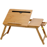 折疊筆記本桌床上卡槽升降懶人電腦桌，小號（50cm）帶抽屜，中號（54cm）帶抽屜，大號（72cm）帶抽屜