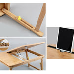 折疊筆記本桌床上卡槽升降懶人電腦桌，小號（50cm）帶抽屜，中號（54cm）帶抽屜，大號（72cm）帶抽屜