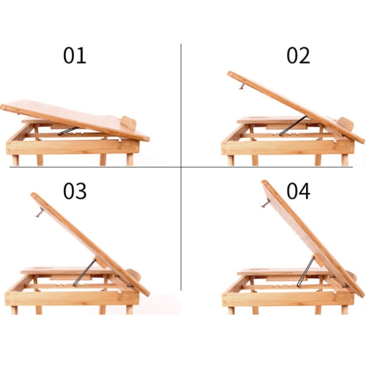 折疊筆記本桌床上卡槽升降懶人電腦桌，小號（50cm）帶抽屜，中號（54cm）帶抽屜，大號（72cm）帶抽屜