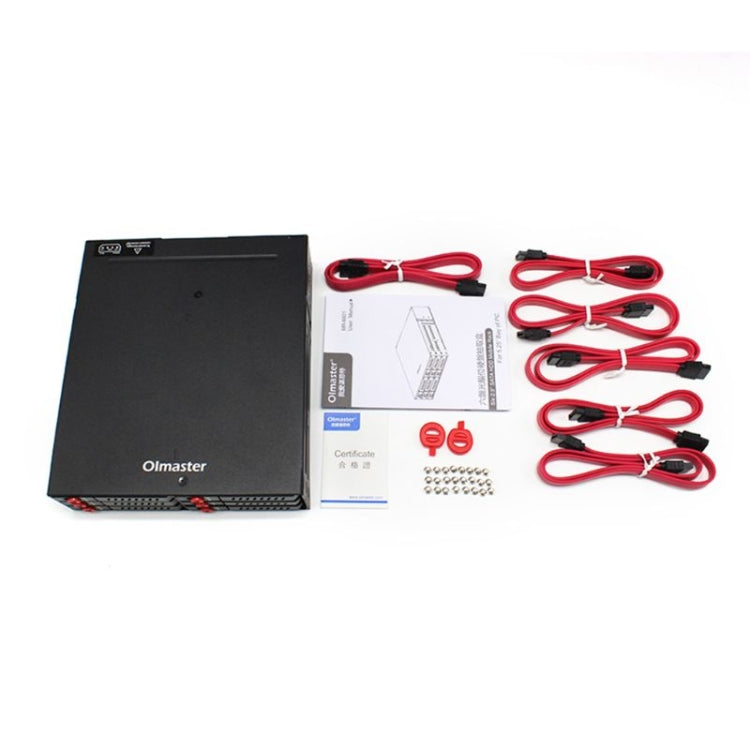 OImaster MR-6601 六槽光碟機硬碟盒，MR-6601