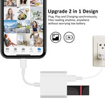 8 Pin 轉 USB2.0+8 Pin 介面 OTG 轉接器，支持 IOS 系統