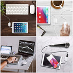 8 Pin 轉 USB2.0+8 Pin 介面 OTG 轉接器，支持 IOS 系統