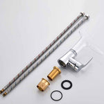 浴室冷热水龍頭酒杯瀑布龍頭，透明，藍色，紫色，棕色及黃色