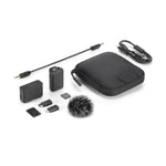 原裝無線傳輸帶OLED觸控屏，適用於DJI Mic，型號：1發射器1接收器，1發射器1接收器