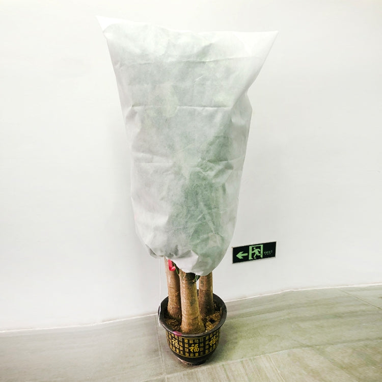 2個植物防凍罩秋冬防寒樹罩無紡布植物防凍袋，0.8mx1.2m，0.6mx0.8m，1.2x1.8m，0.8mx1m