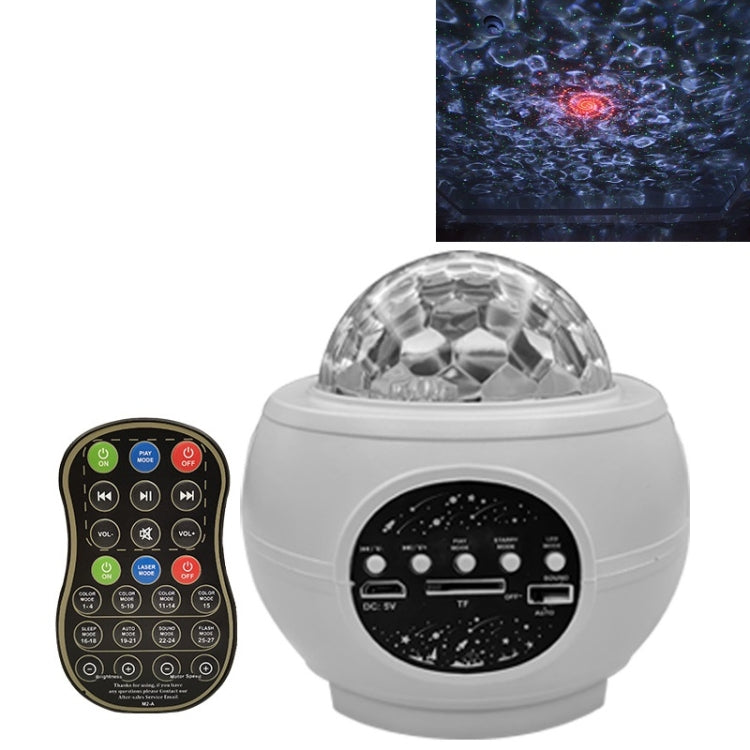 M2 8W 聖誕星空雷射投影氛圍燈 旋轉星空動態水紋睡眠燈，USB，電池