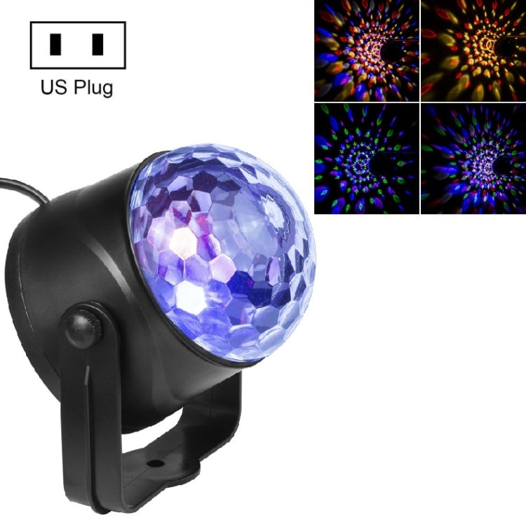 MGY-019 6W 遙控 LED 水晶魔球燈 彩色旋轉舞台雷射燈，美規插頭，歐規插頭，英規插頭，澳規插頭
