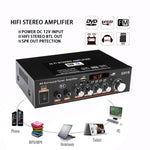 G919智能數字功率放大器內置藍牙/USB/SD/FM迷你功率放大器，歐規插頭