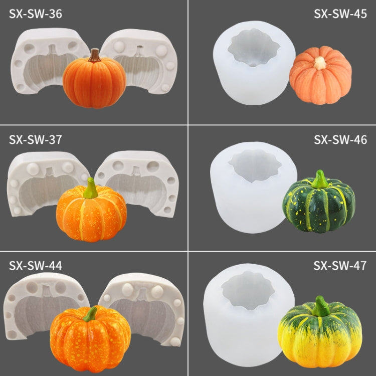 萬聖節立體南瓜蛋糕DIY香氛蠟燭矽膠模具，SW-36，SW-37，SW-45，SW-46，SW-47，ZW-57，ZW-109
